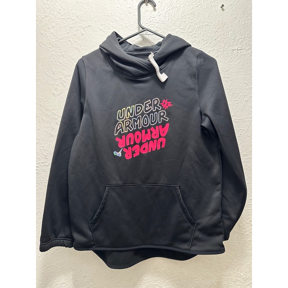 Under Armour Kids Black Fleece Hoodie Size YXL